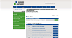 Desktop Screenshot of business-continuity.cz